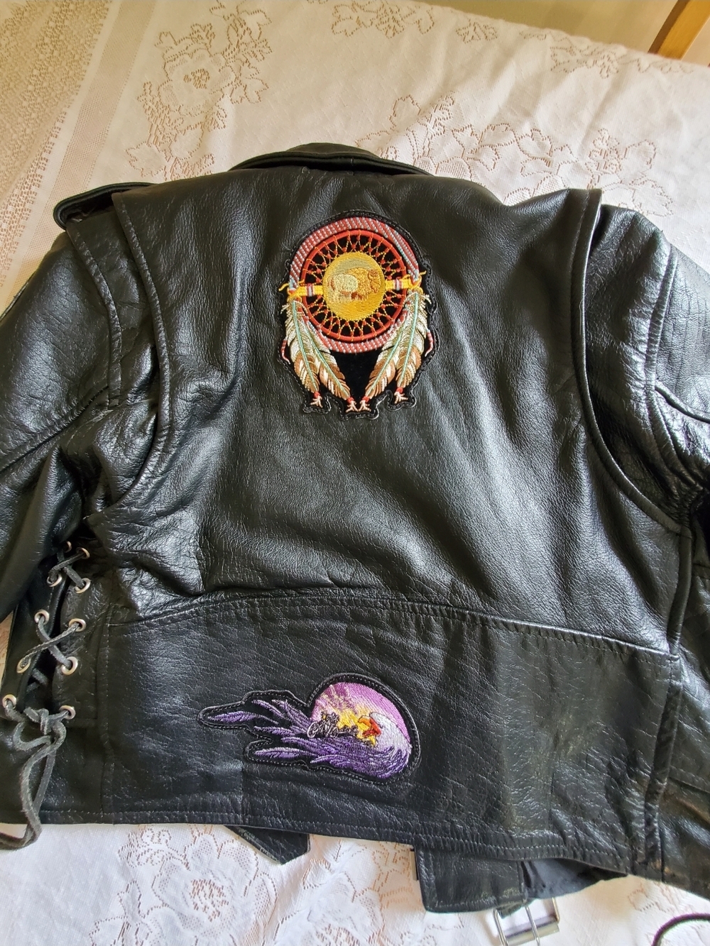 Vintage 'BikersLeather Stuff Women's Jacket - Picture 4 of 6